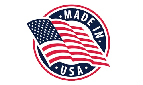 Prosta Peak made in USA manufacturing badge
